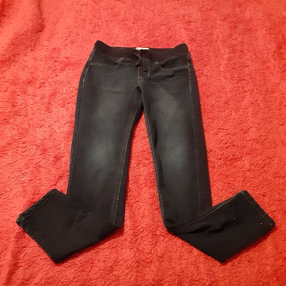 Girls pull-on denim jeggings